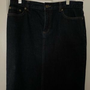 Lauren Ralph Lauren Denim Pencil Skirt, Size 6